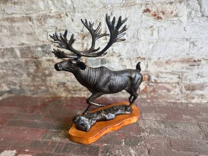 Stag with raised leg